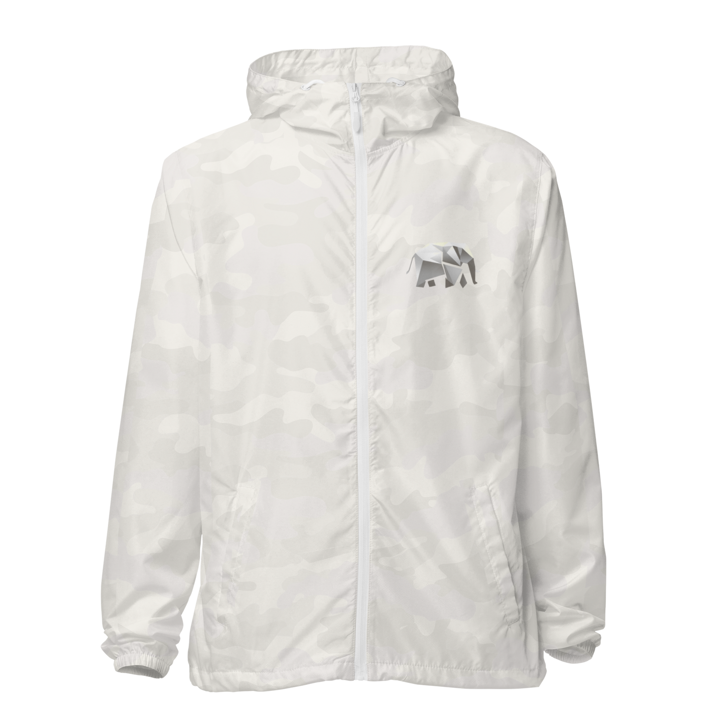 Unisex lightweight zip up windbreaker